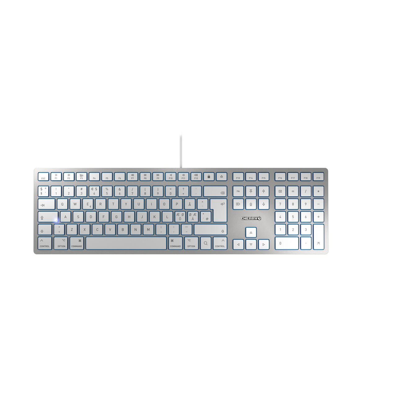 Mac tastatur Cherry KC 6000 Slim, Silver