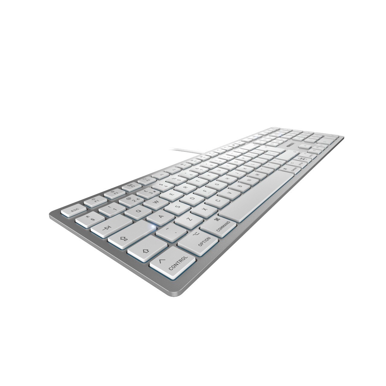 Tastatur Cherry KC 6000C Slim for MAC Silver White