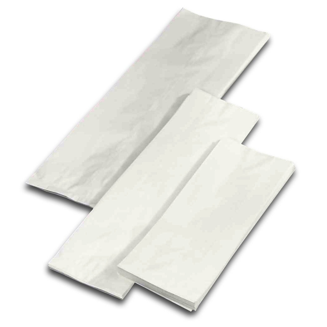Cigarpose papir 50 gram hvid kraft 80 x 155 mm - 1000 stk