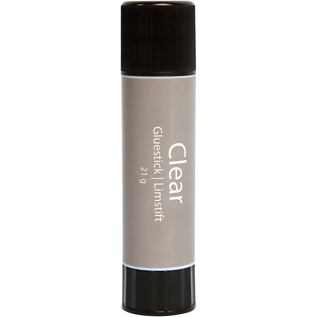 Limstift - Clear - 21 g rund