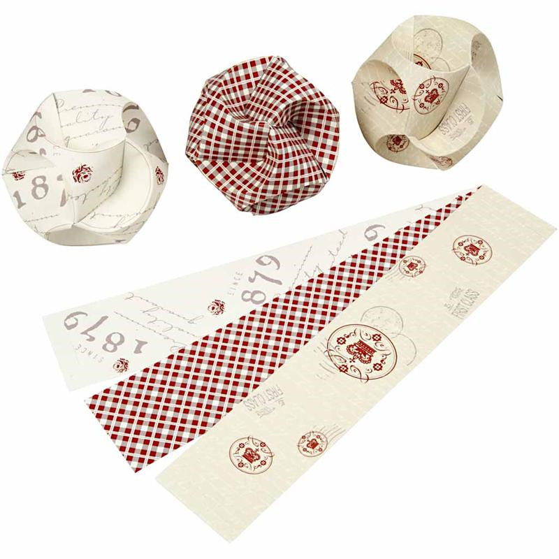Click ornamenter - diameter 9 cm - Copenhagen - 9 stk.