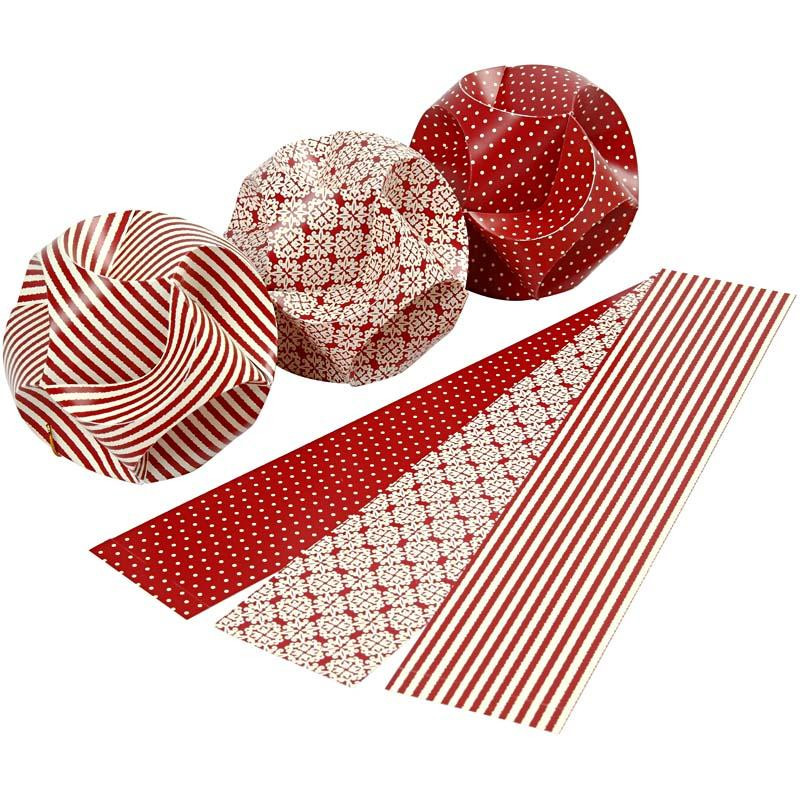Click ornamenter - diameter 9 cm - Copenhagen - 9 stk.