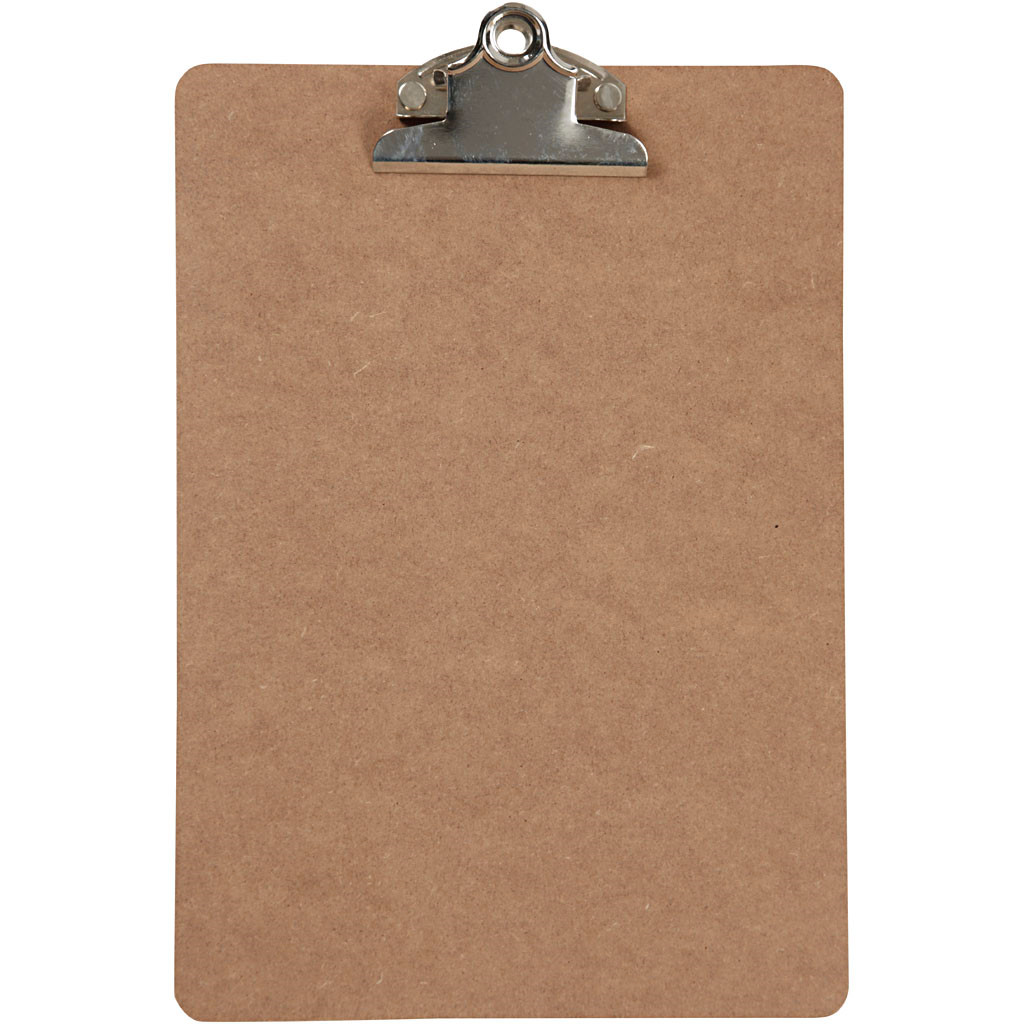 Clipboard A5 træ - 19 x 27 cm