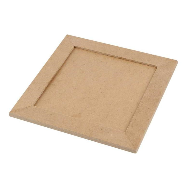 Collageramme – 15 × 15 cm – dybde 3 mm – MDF