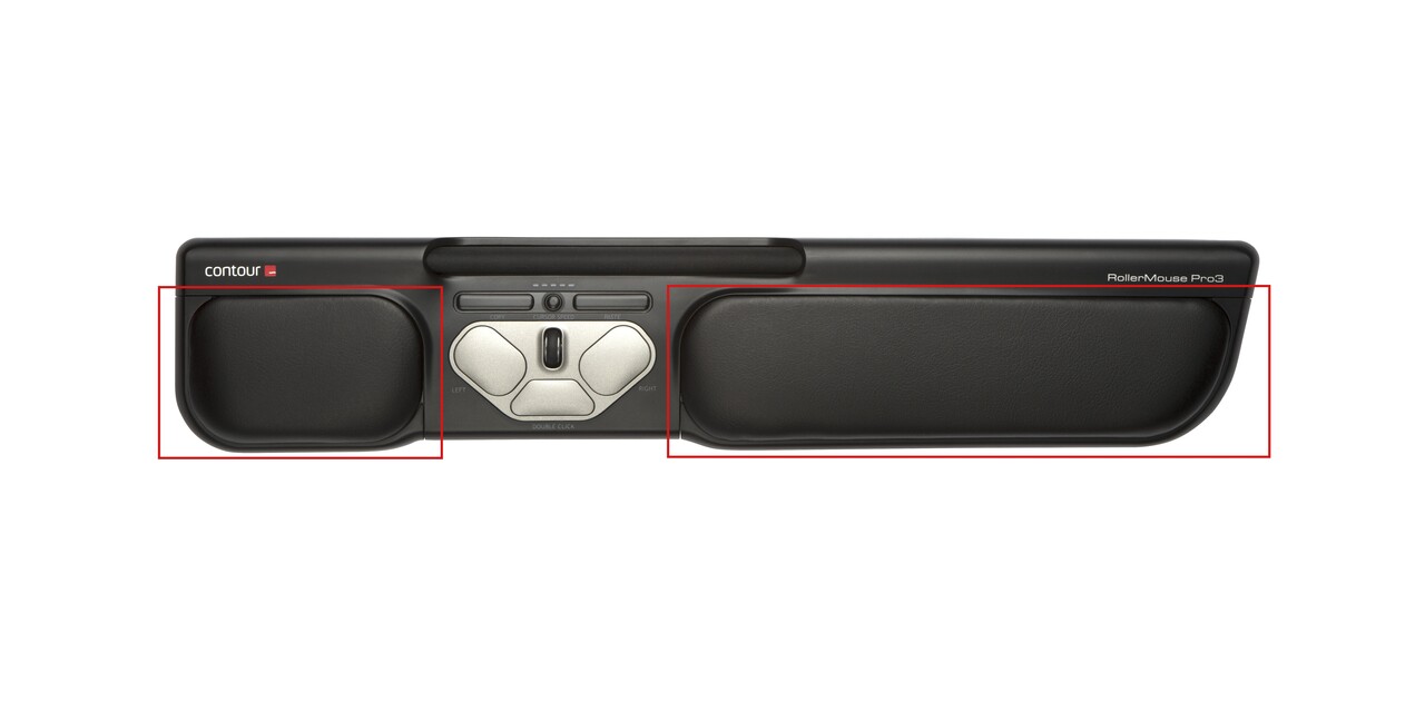 Contour RollerMouse Long/Short Wrist Rest Pro3