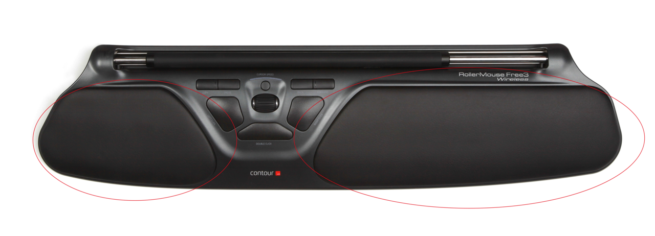 Håndledsstøtte Contour Wrist Rest for RM-FREE3
