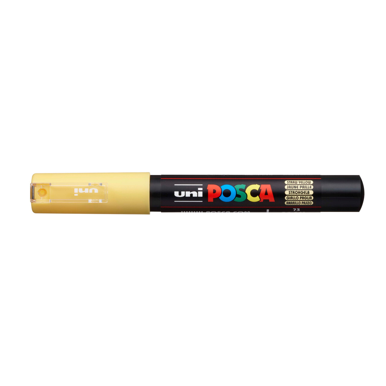 Paint marker Uni Posca PC-1M straw yellow 0,7mm - 6 stk * RESTSALG *