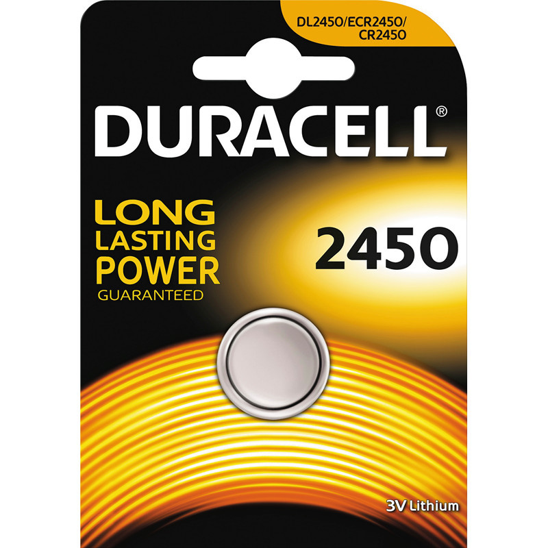 Duracell batteri CR2450 - 1 stk