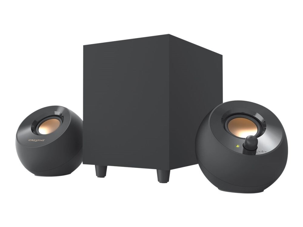 Højtaler Creative Pebble Plus 2.1 USB Desktop Speakers Black