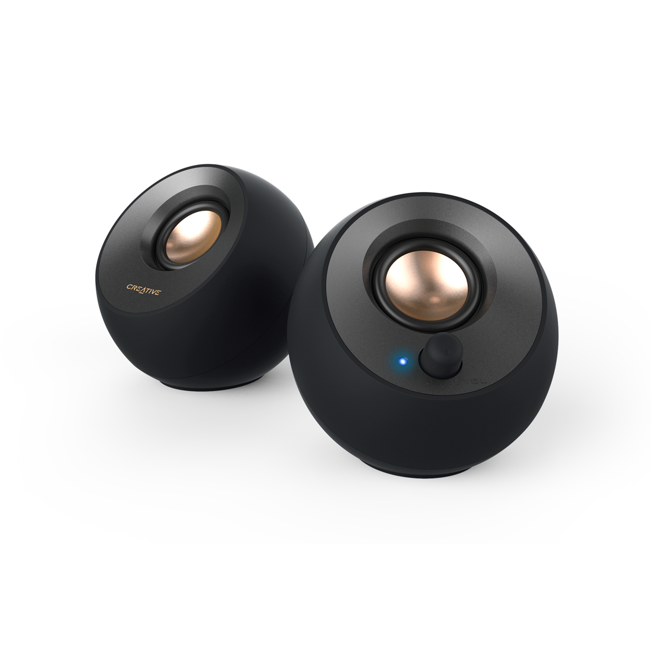 USB Højttalere - Creative Pebble V2 - Sort