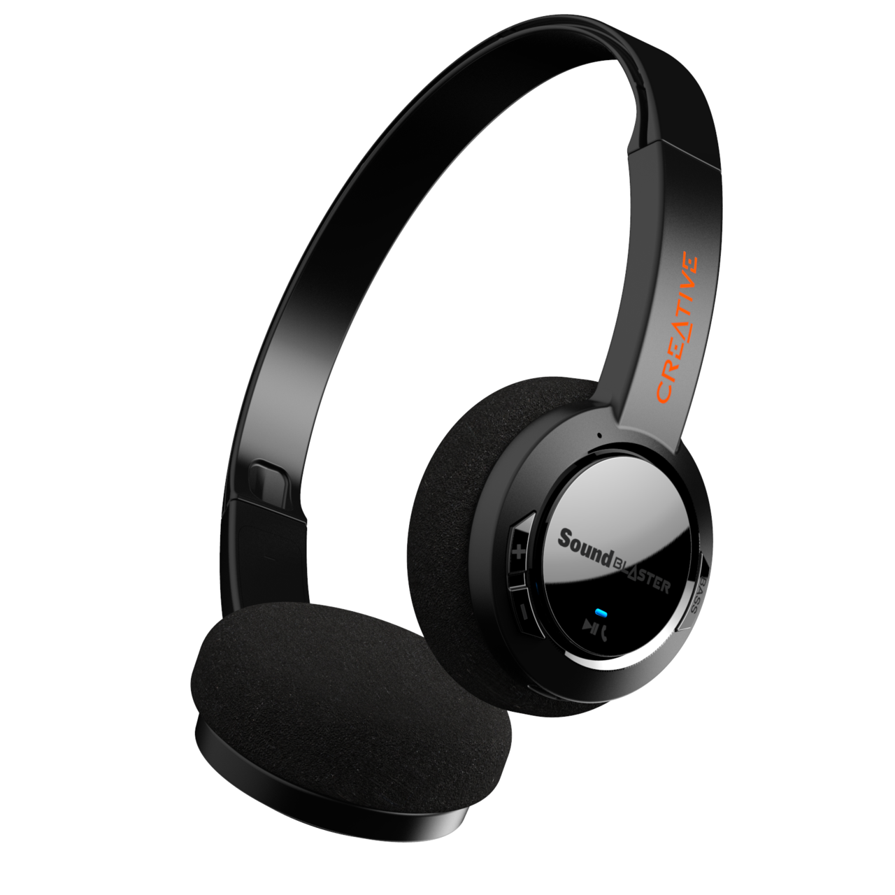 Hovedtelefoner - Creative Sound Blaster JAM V2 - Over-Ear, Bluetooth 5.0, aptX HD/LL - Sort
