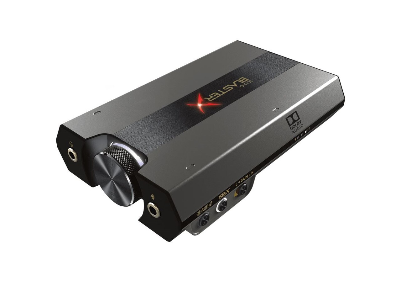 Eksternt Lydkort - Creative Sound BlasterX G6 - USB - Sort