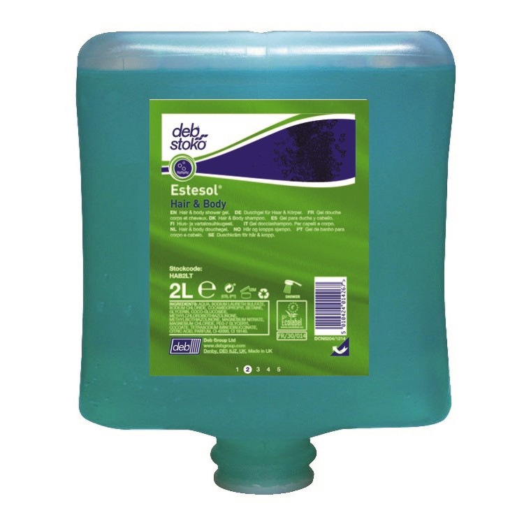 Deb Stoko Estesol Hair & Body Unixex bade-gel HAB2LT - 2 liter patron