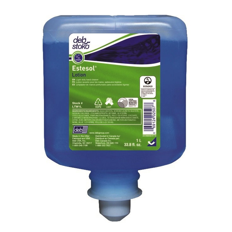 Estesol Lotion Cremesæbe – 1 liter refill – let parfumeret