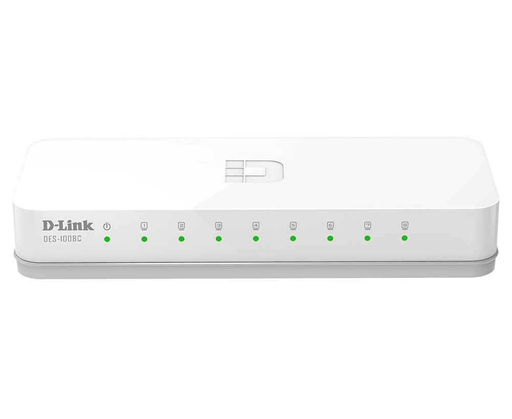D-LINK 8-Port Fast Ethernet Unmanaged Desktop Switch