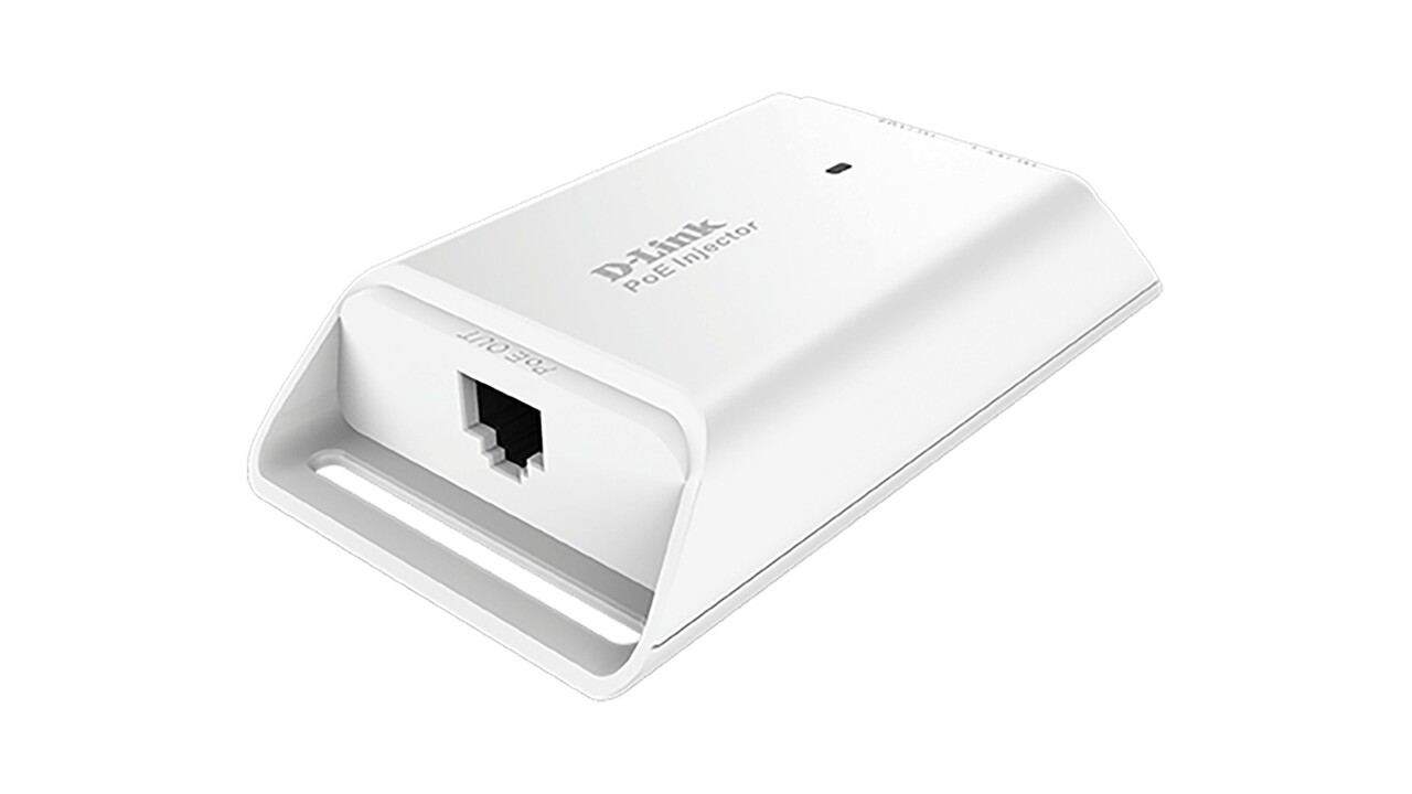 Netværkstilbehør - D-Link - 1-Port Gigabit - PoE Injector - Hvid