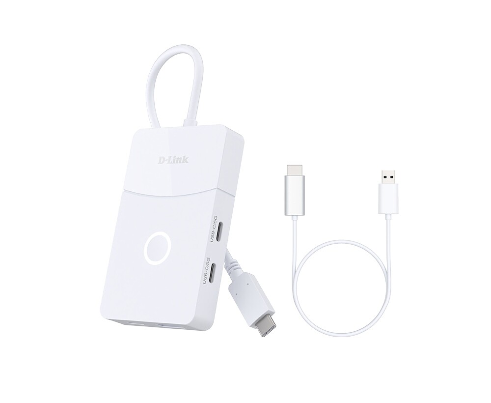 D-LINK 5-in-1 USB-C Hub with Wireless HDMI