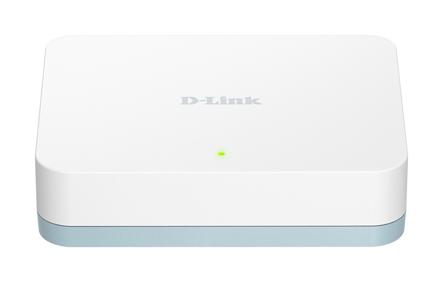 Switch - D-Link - 5-port 10/100/1000 Gigabit Desktop Switch - Hvid