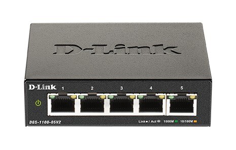 D-LINK 5-Port Gigabit Smart Managed Switch