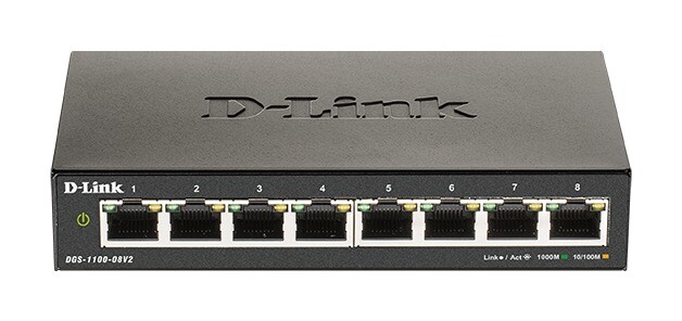 D-LINK 8-Port Gigabit Smart Managed Switch