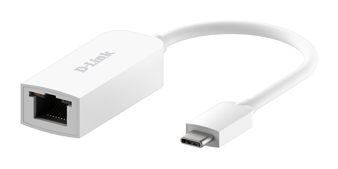 USB netværksadapter - D-Link - USB-C to 2.5G Ethernet Adapter - Hvid