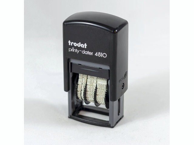 Datostempel Trodat 4810 sort 3,8mm dato