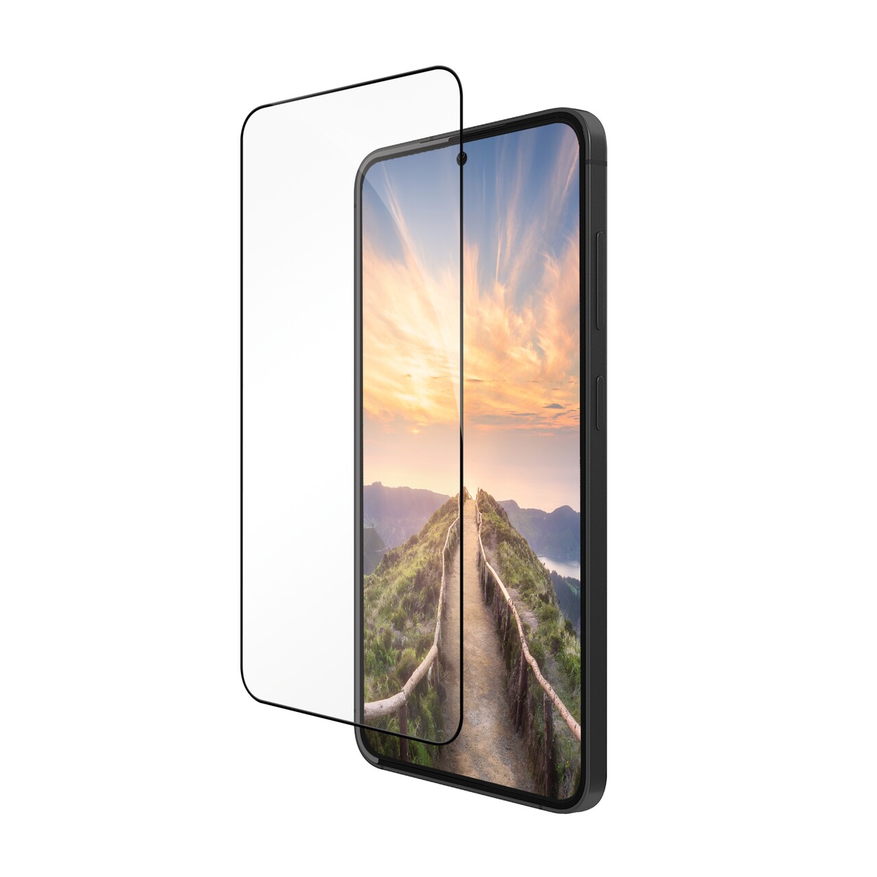 Skærmbeskyttelse - Dbramante1928 - Bulk - eco-shield - Galaxy S25 - Black Edge