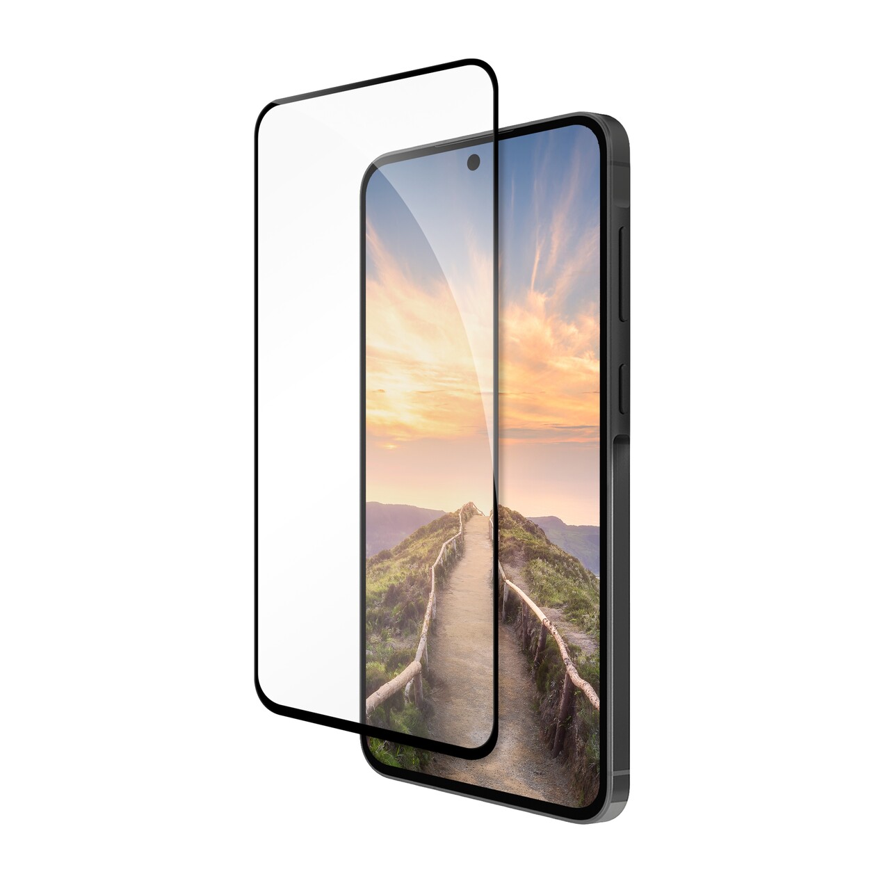 Skærmbeskyttelse - Dbramante1928 eco-shield - Galaxy A37 - Black Edge