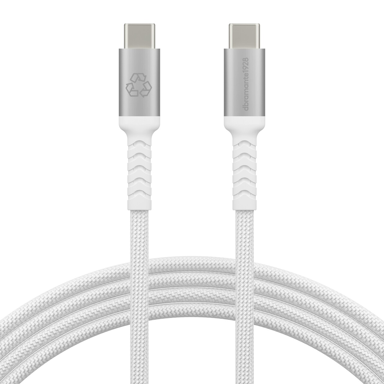 Oplader, Dbramante1928, IT - Cable - BRD - 2m USB-C/USB-C 240W - Hvid