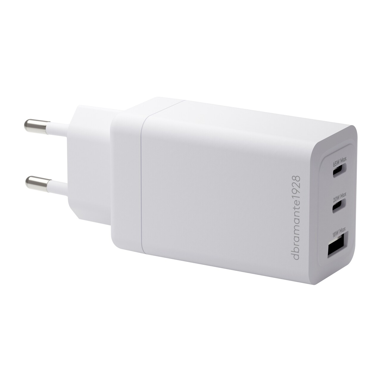 IT Charger - Dbramante1928 re-charge 2xUSB-C 65W + 1xUSB-A Hvid