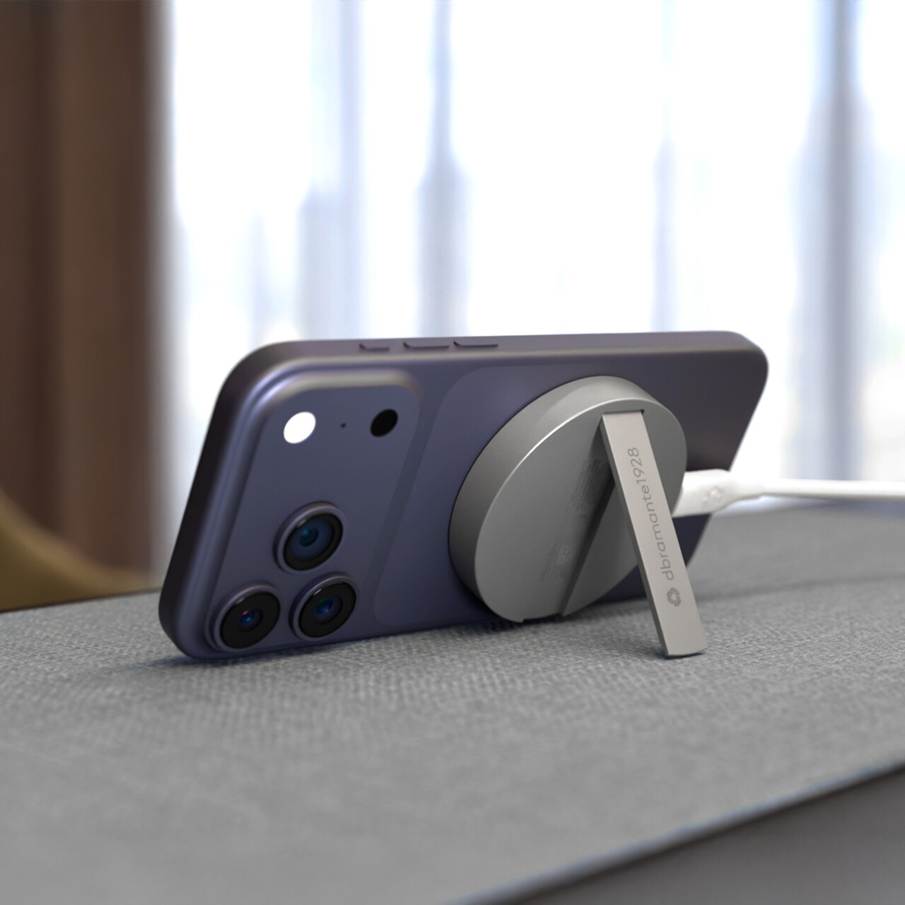 Dbramante1928 DBRAMANTE Wireless Magnetic Charger w/ stand - Qi2 25W - ALU