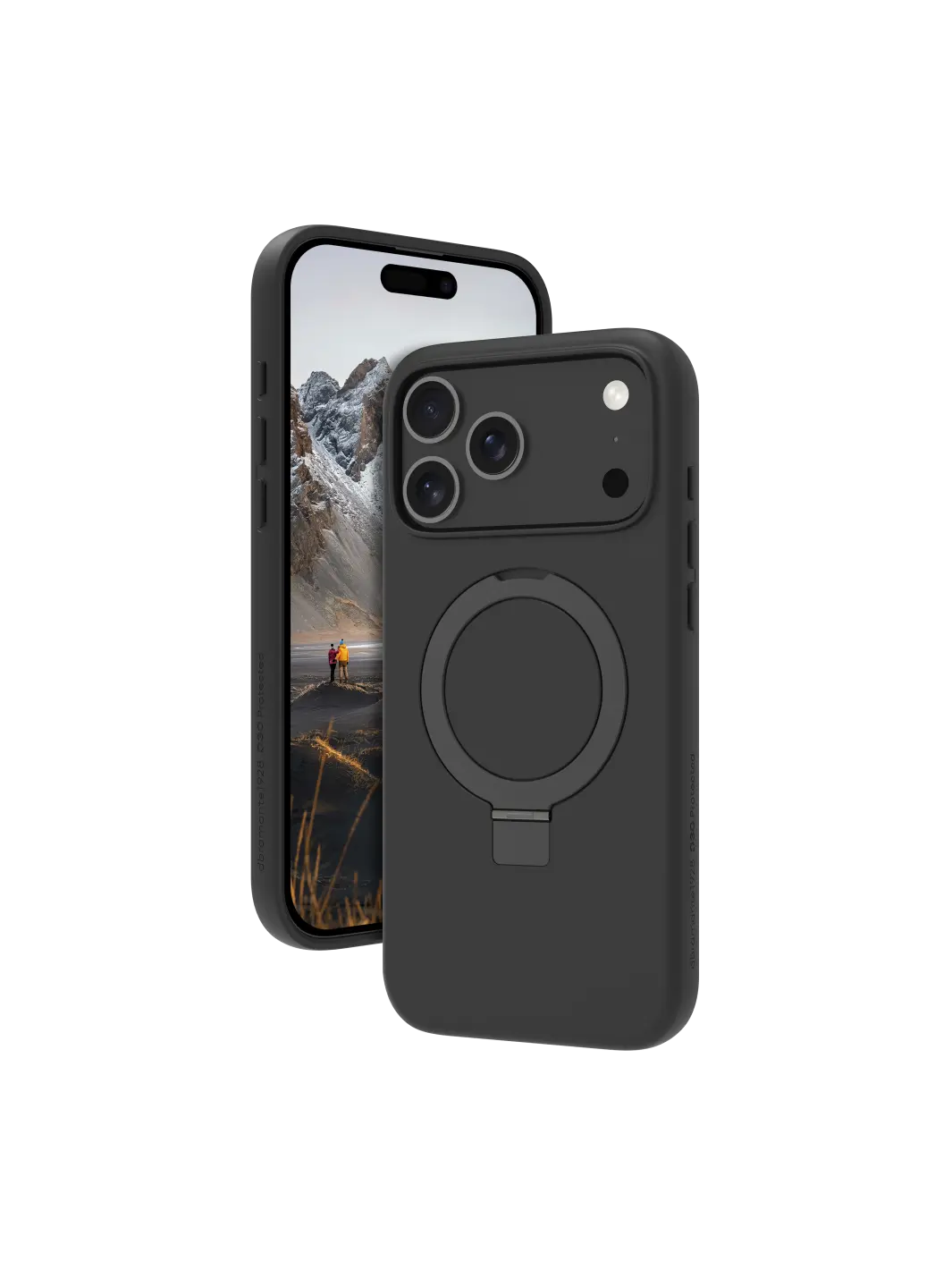 Mobilcover - Dbramante1928 - Iceland Ultra D3O MagSafe Kickstand - iPhone 17 Pro Max - Sort
