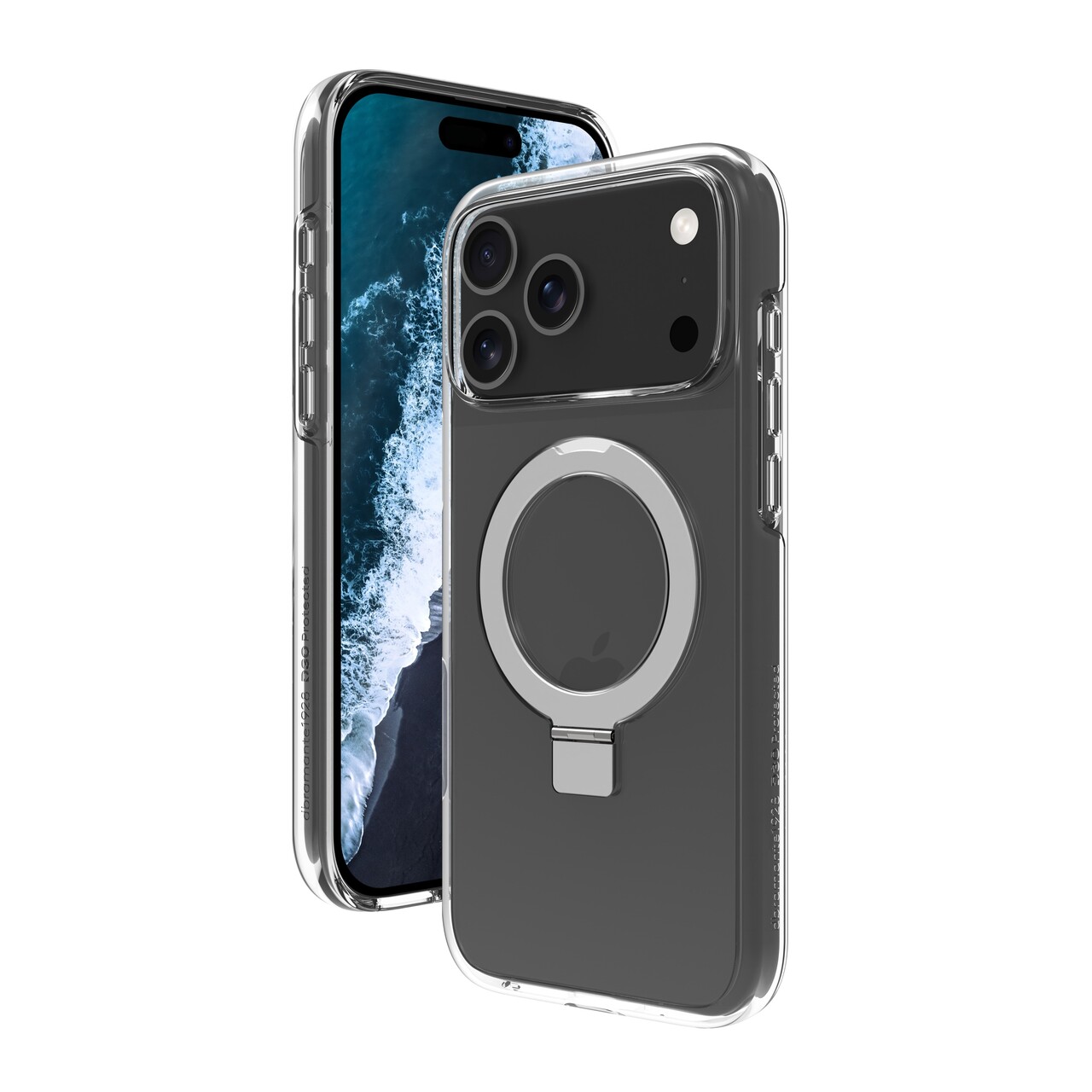 Cover iPhone 17 Pro Max - Dbramante1928 Iceland Ultra D3O MS Kick - Clear
