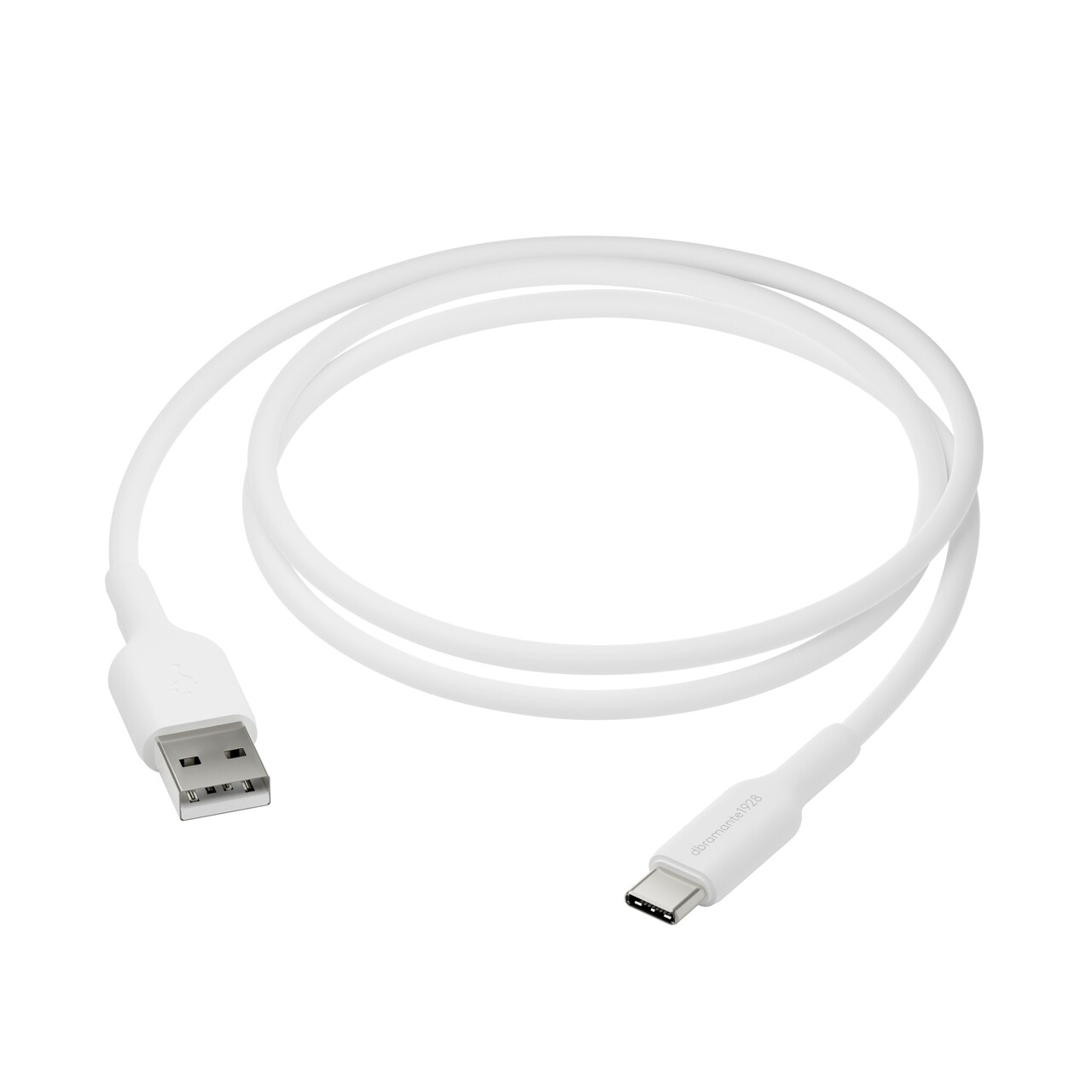 Oplader, Dbramante1928, re-charge Cable, 1m, USB-A to USB-C, Hvid