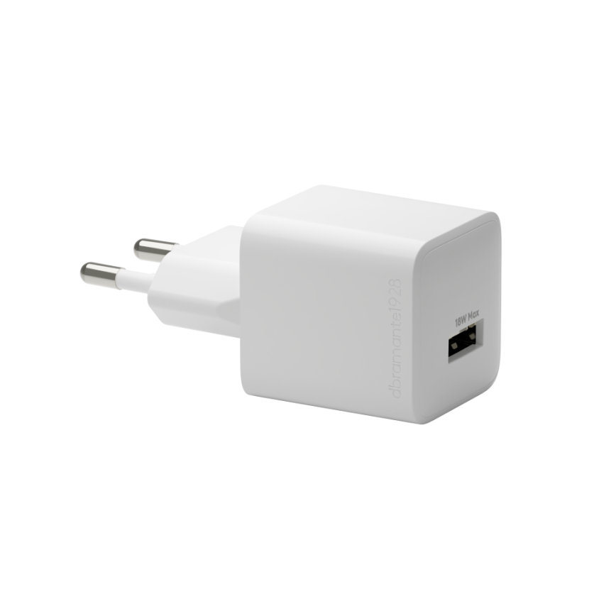 Vægoplader - Dbramante1928 USB-A 18W - EU - Hvid - Mini