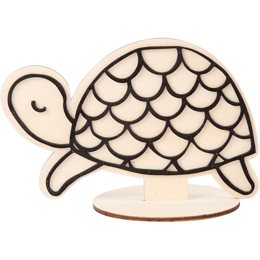 Dekorationsfigur skildpadde 10 cm