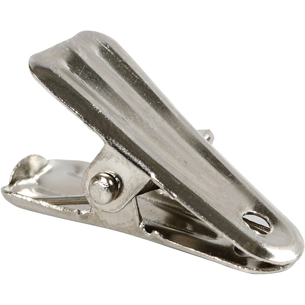 Klemmer sølv 14x27mm - 10stk