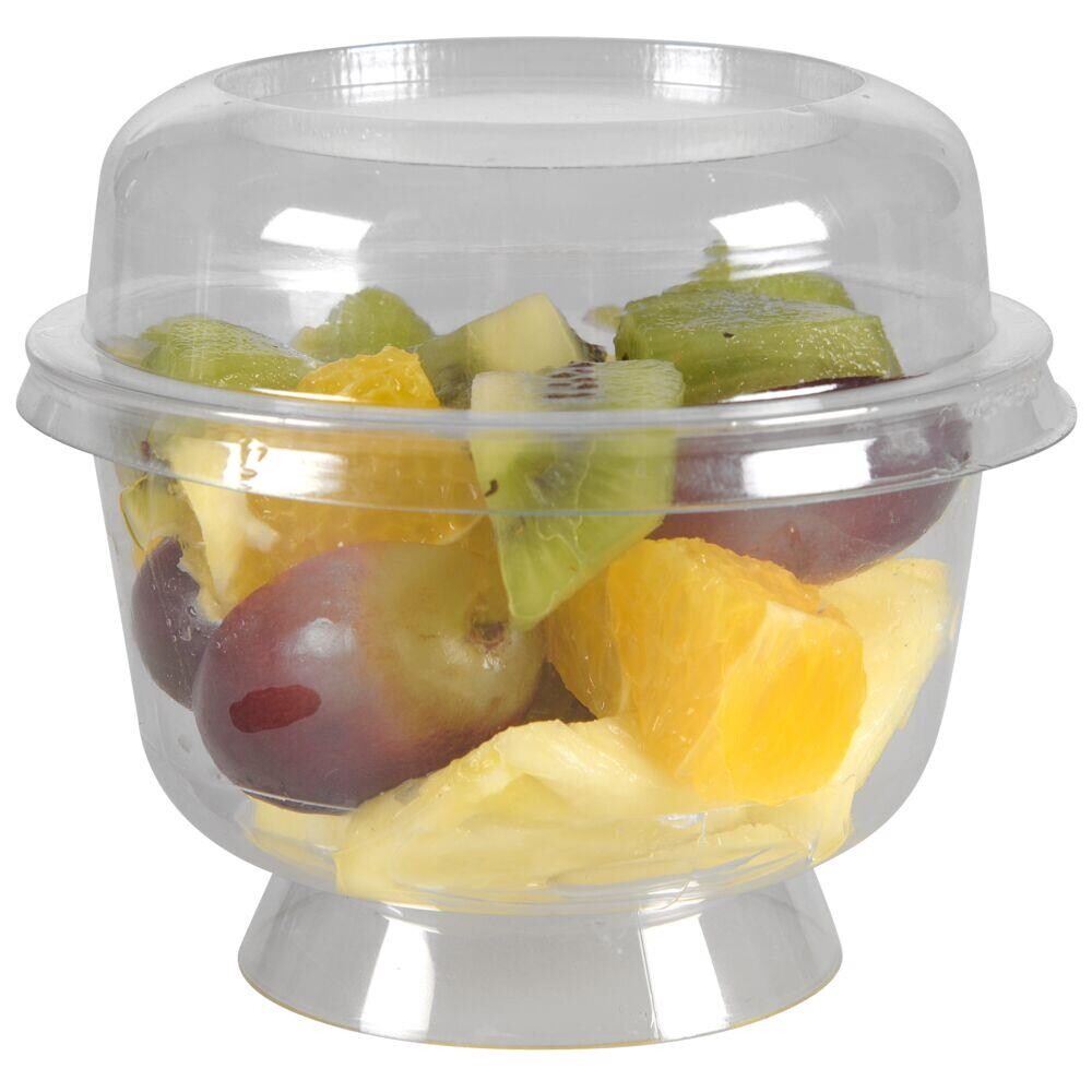 Dessertbæger klar på fod polystyren 220 ml uden låg - 600 stk