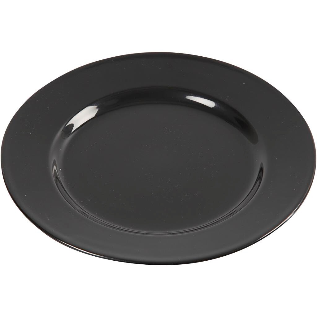 Desserttallerken diameter 19 cm sort | 6 stk.