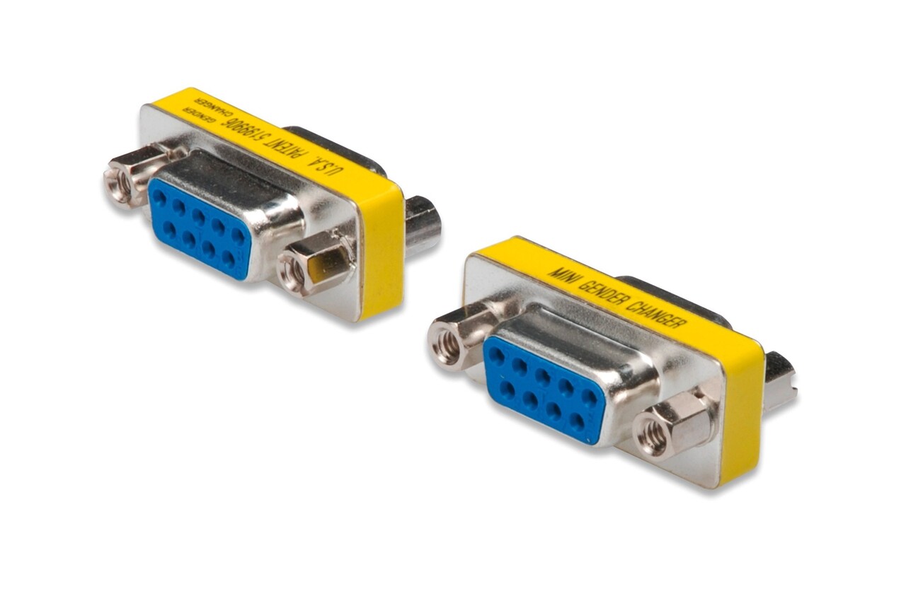 Digitus DB9 gender changer F/F metal