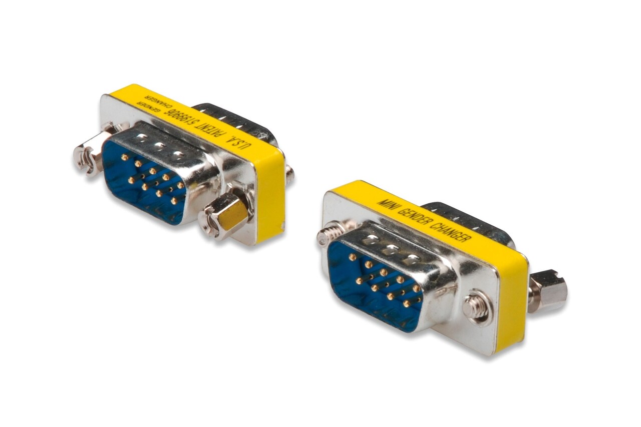 Digitus DB9 gender changer M/M metal