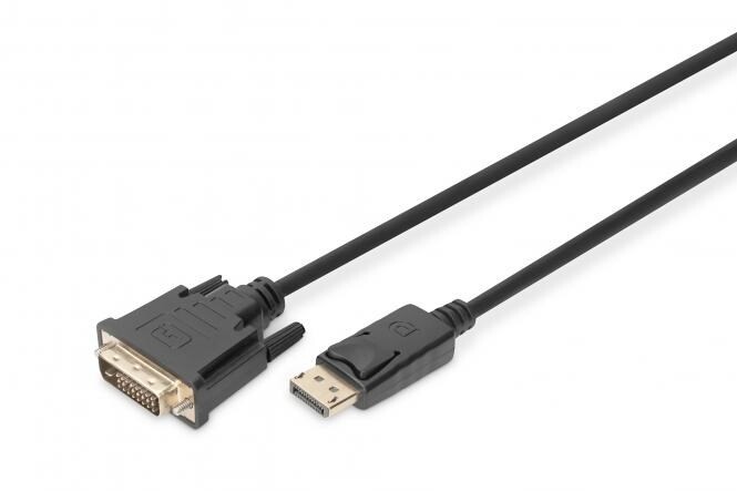 Digitus DIGITUS DisplayPort-DVI-D (24+1) adapter M/M 2 m, Black