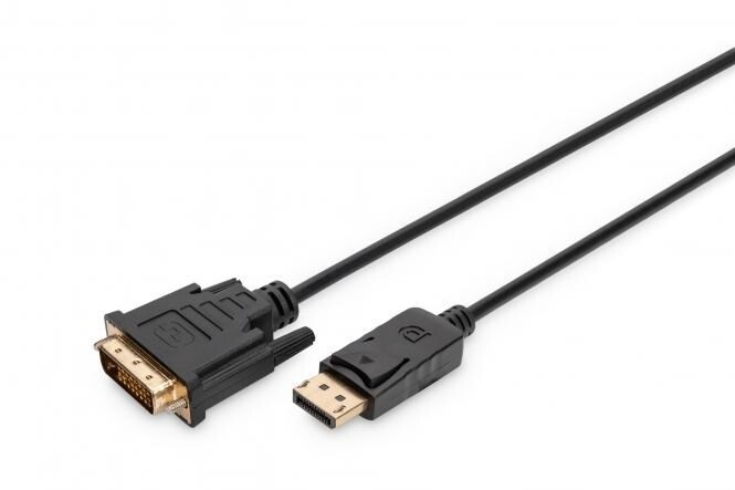 Digitus DIGITUS DisplayPort-DVI-D (24+1) adapter M/M 3 m, Black