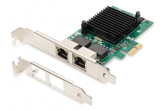 Digitus Gigabit Ethernet PCI Express Card, 2-port 32-bit