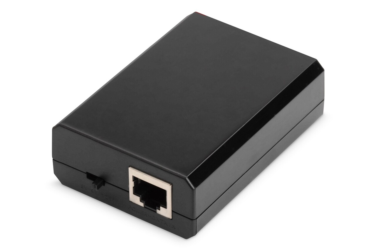 Digitus Gigabit Ethernet PoE+ Splitter, 802.3at, 24 W