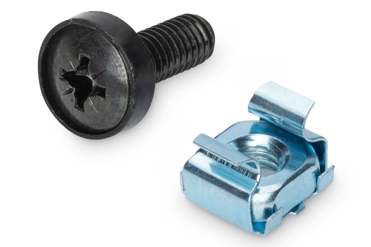 Digitus M6 screw set 50 pieces 50x black