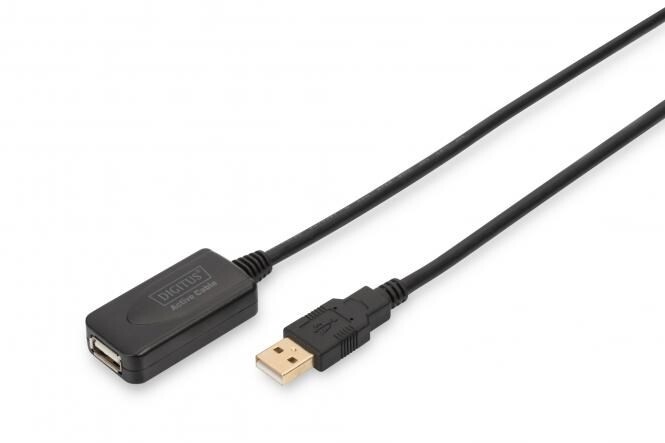 Digitus USB 2.0 Repeater cable USB A male / A female, 5m