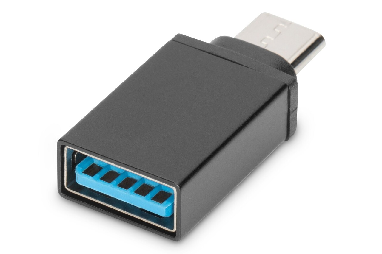Digitus DIGITUS USB-C to USB-A adapter M/F, Black