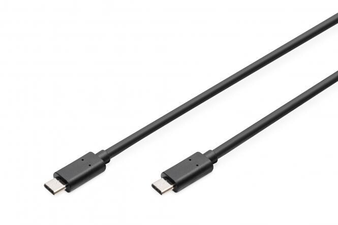 Digitus USB-C to USB-C cable 1.8 m 15W USB 2.0, Black