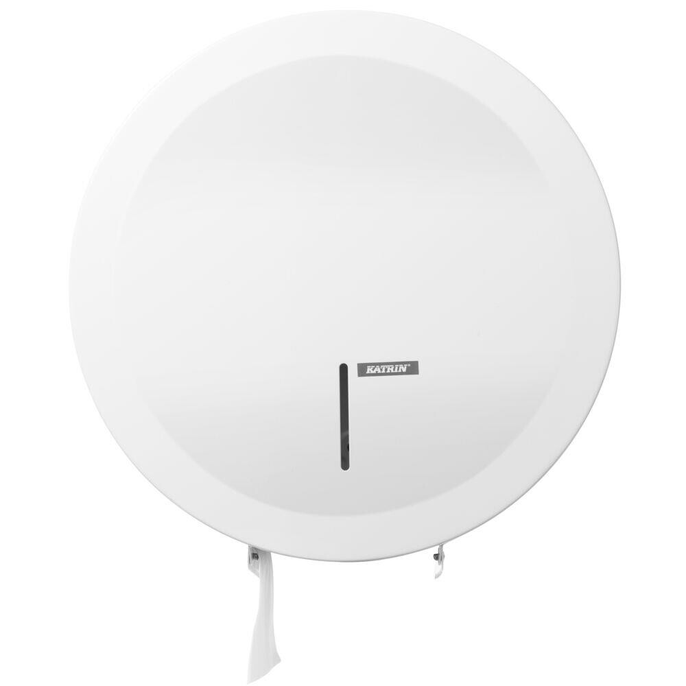 Dispenser, Katrin 989516, hvid metal med lås
